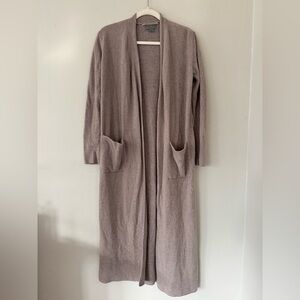 Barefoot Dreams CozyChic Lite Long Robe - Taupe - XXS / XS - no belt